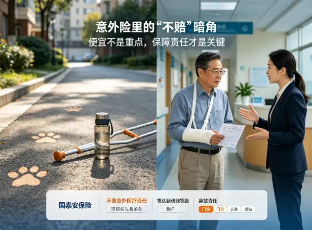 意外险那么便宜,随便买个就行了?这些“不赔”的暗角你可能从来没注意过(图1) 意外险那么便宜,随便买个就行了?这些“不赔”的暗角你可能从来没注意过(图1)